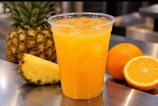 Canned Organic Fruit Juice.